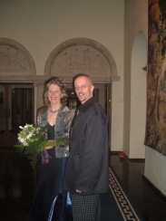 To the ceremony